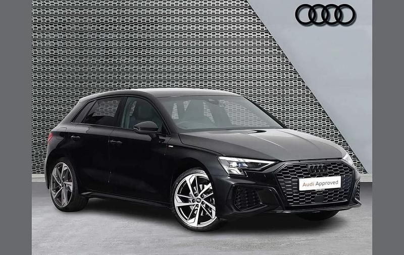 Used Audi A3 Black Edition 147 HP (108 kW) 2023 Black Sedan