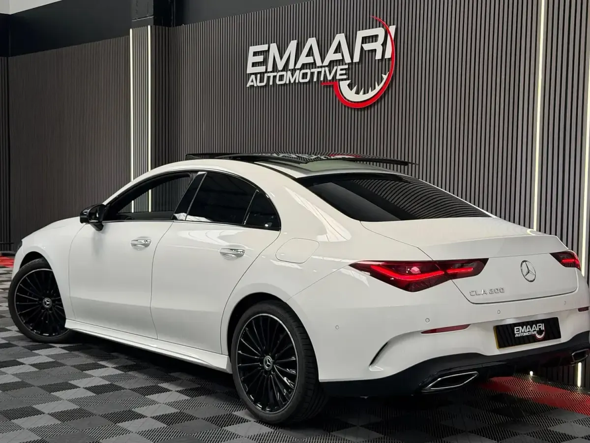 Used Mercedes CLA200 AMG line 2024 White Coupe