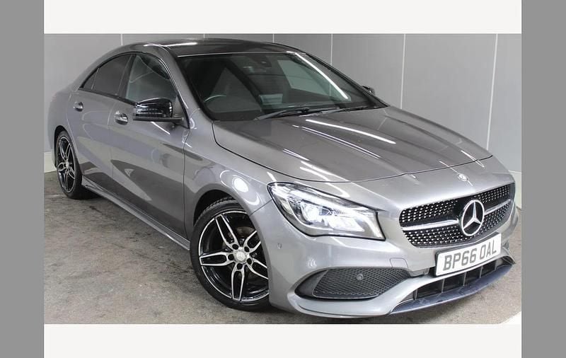 Used Mercedes CLA180 AMG line 121 HP (88 kW) 2017 Grey Sedan