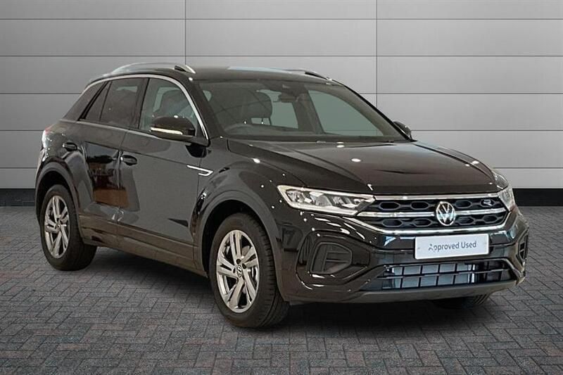 Grenadilla black Used 2025 VW T-Roc R-line SUV | £31,150 (Expensive) - Image 1/4