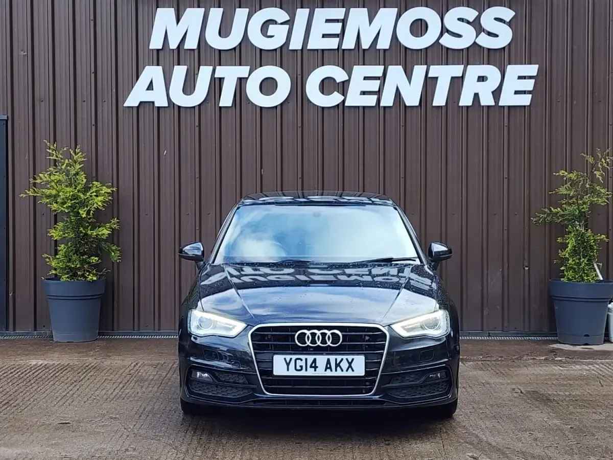 Used Audi A3 S-Line 110 HP (80 kW) 2014 Black Hatchback