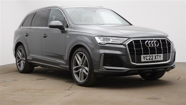 Grey Used 2022 Audi Q7 S-Line SUV | £42,948 (Expensive) - Image 1/1
