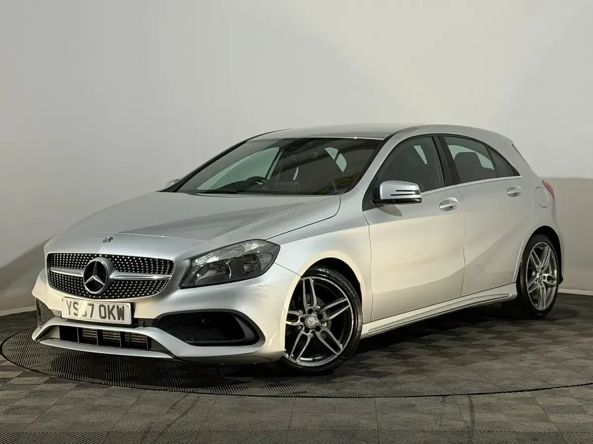 Used Mercedes A200 AMG line 2017 Silver Hatchback