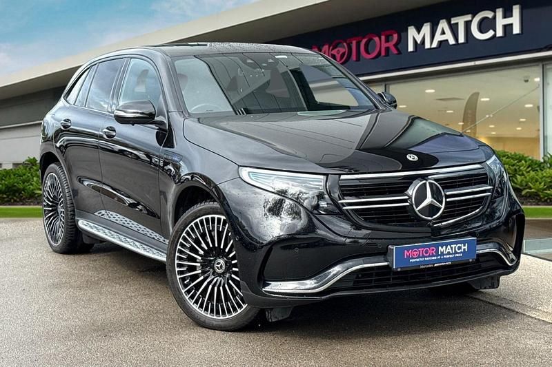 Black Used 2021 Mercedes EQC400 AMG line SUV | £28,490 (Fair price) - Image 1/4