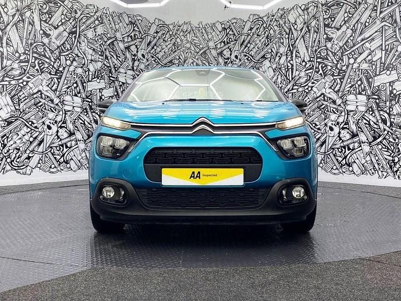 Begagnad Citroën C3 PureTech 83 HK (61 kW) 2022 Blå Halvkombi