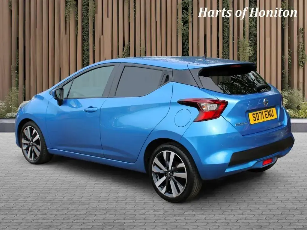 Used Nissan Micra Tekna 92 HP (67 kW) 2021 Blue Hatchback