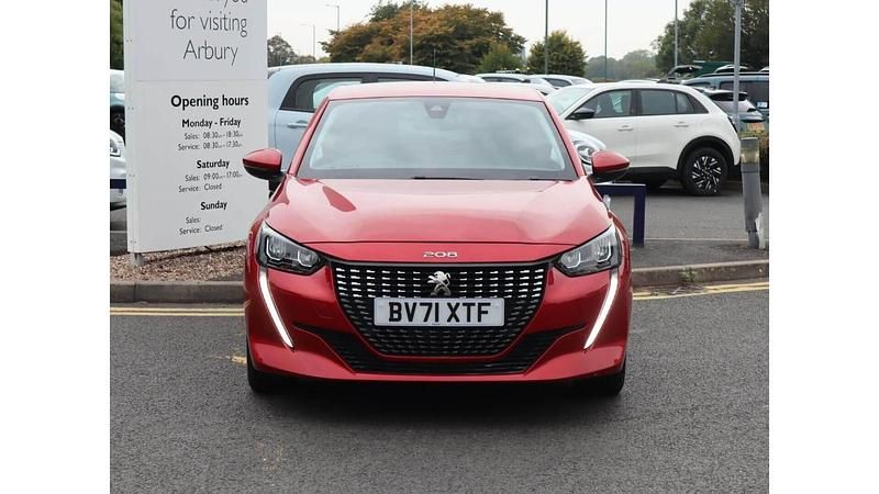 Red Used 2021 Peugeot 208 Allure Hatchback | £12,999 (Good price) - Image 1/2