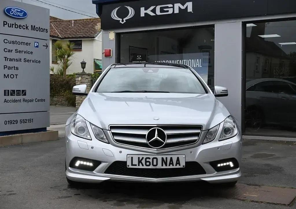 Used Mercedes E350 2010 Silver Coupe