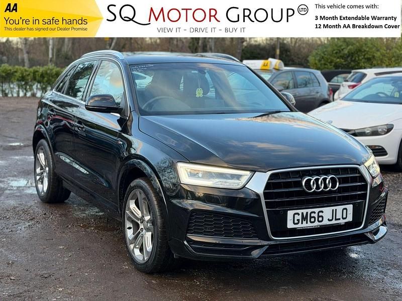 Used Audi Q3 S-Line 150 HP (110 kW) 2017 Black SUV