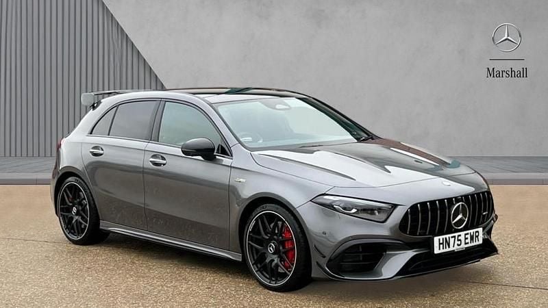 Used Mercedes A45 AMG 421 HP (309 kW) 2025 Mountain grey metallic Hatchback