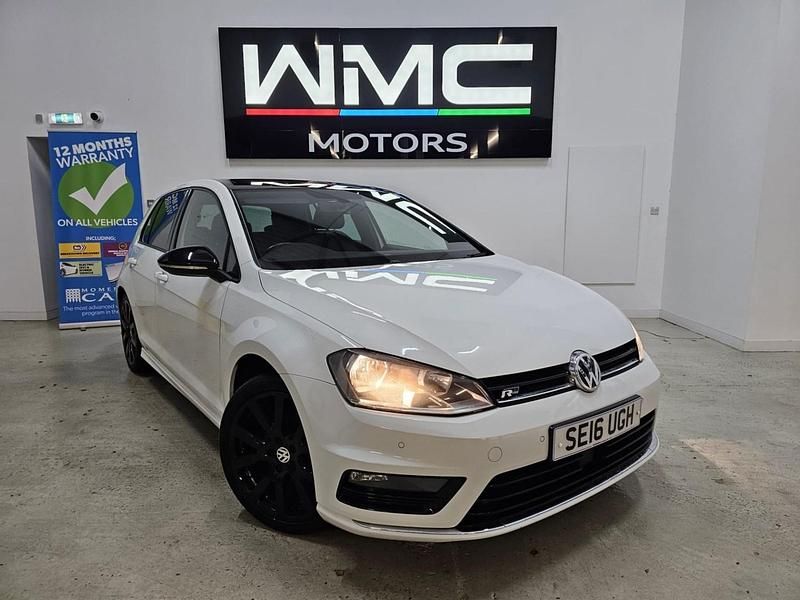 White Used 2016 VW Golf VII R-line Edition Hatchback | £9,295 (Fair price) - Image 1/4