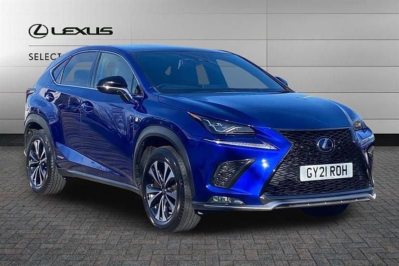Used Lexus NX300h Sport Line 197 HP (144 kW) 2021 Blue SUV