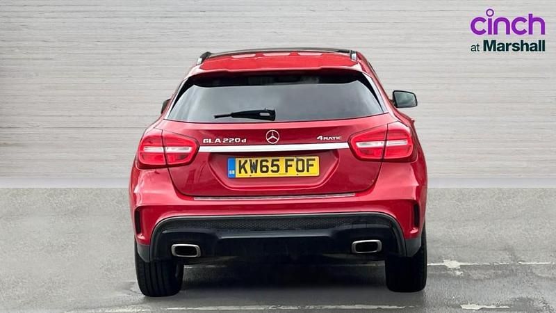Used Mercedes GLA220 AMG line 177 HP (130 kW) 2016 Red SUV