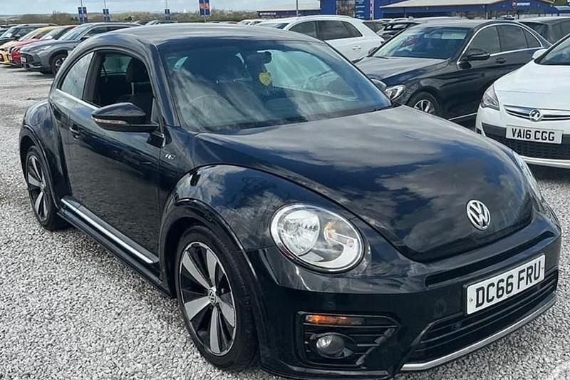 Used VW Beetle R-line 150 HP (110 kW) 2016 Black Hatchback