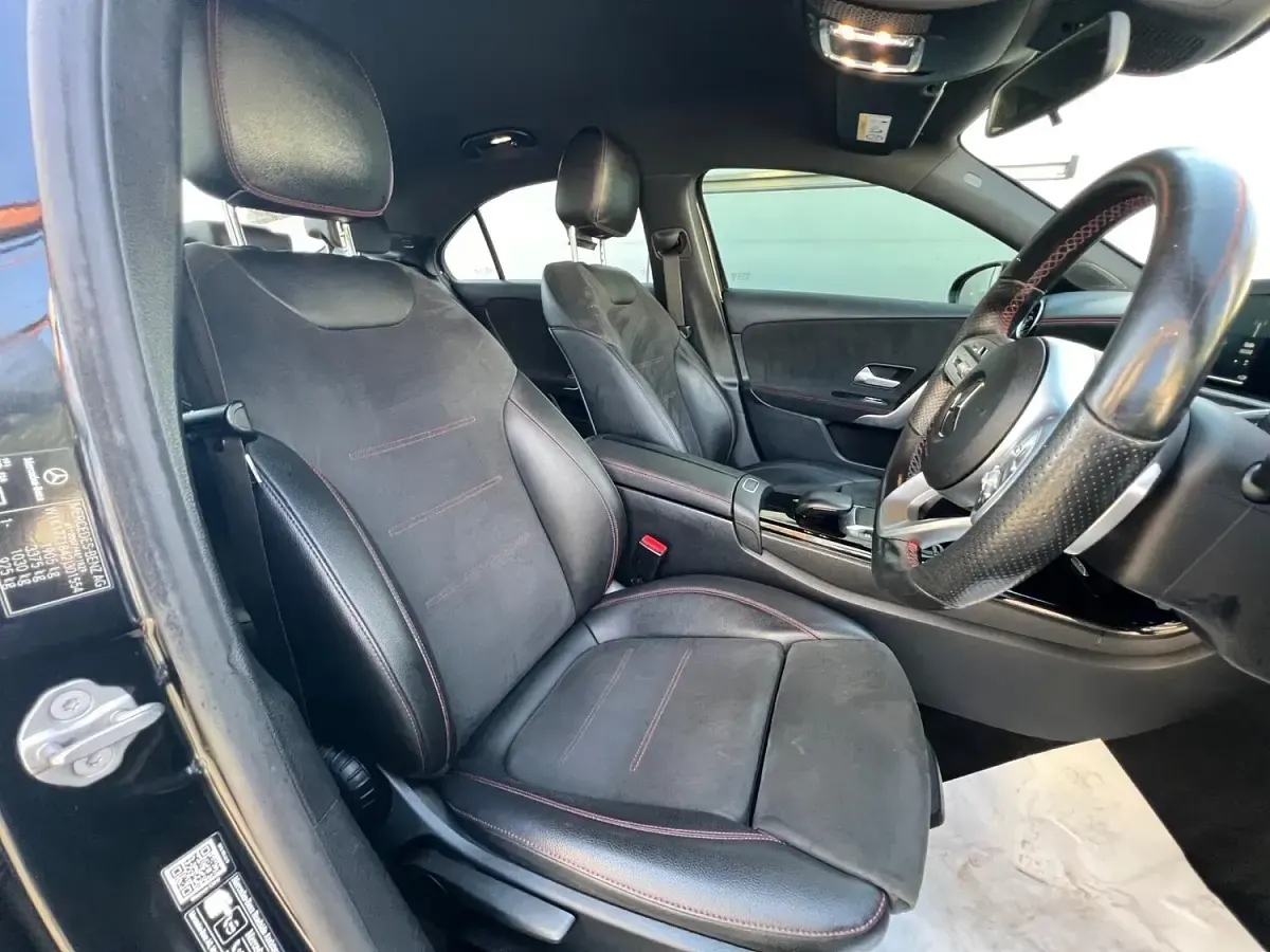 Used Mercedes A180 AMG line 2021 Black Sedan