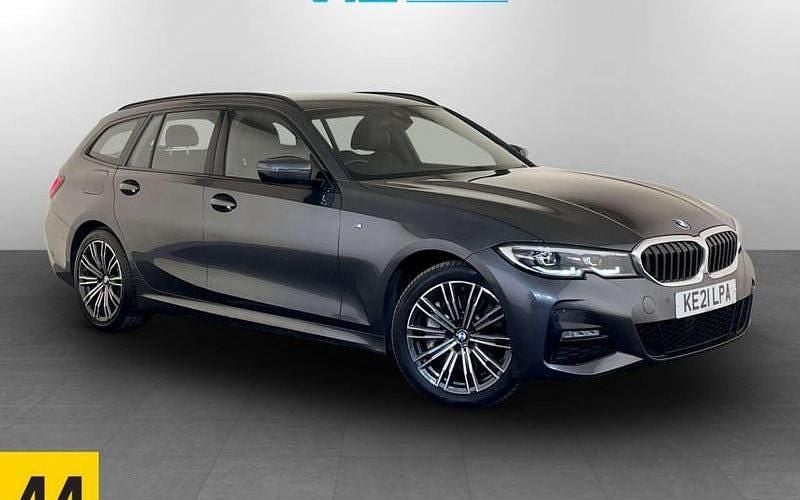 Grey Used 2021 BMW 330e M Sport Estate | £14,695 (Good price) - Image 1/3