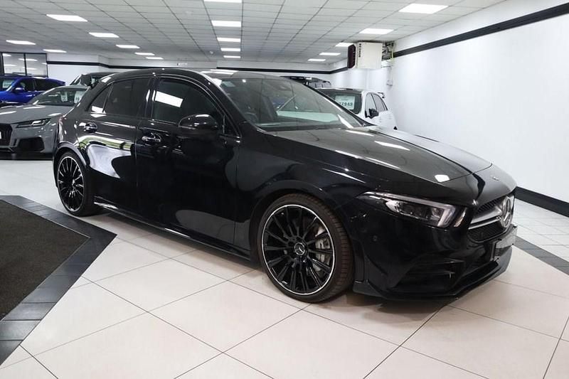Black Used 2019 Mercedes A35 AMG Premium Plus Hatchback | £25,849 (A bit pricey) - Image 1/4