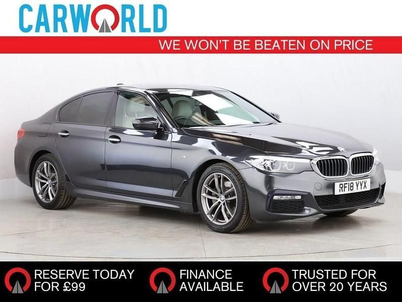 Grey Used 2018 BMW 520 M Sport Sedan | £12,790 (Fair price) - Image 1/3