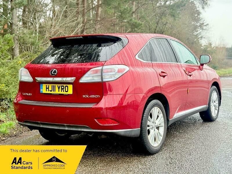 Used Lexus RX450h 2011 Red SUV