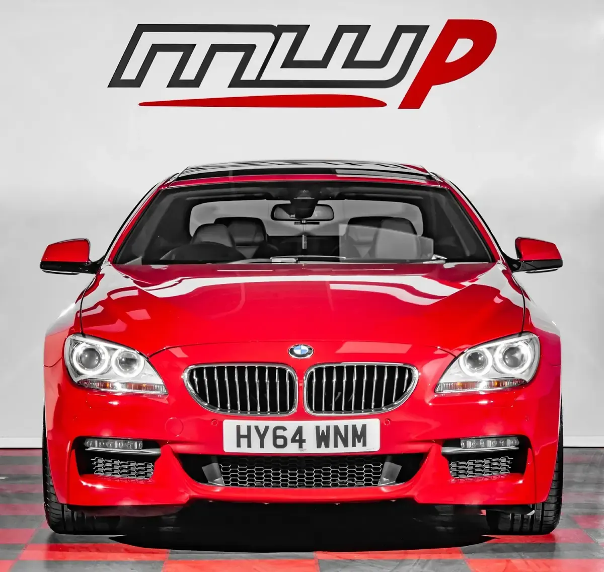 Begagnad BMW 640 M Sport 400 HK (294 kW) 2014 Röd Sportkupé