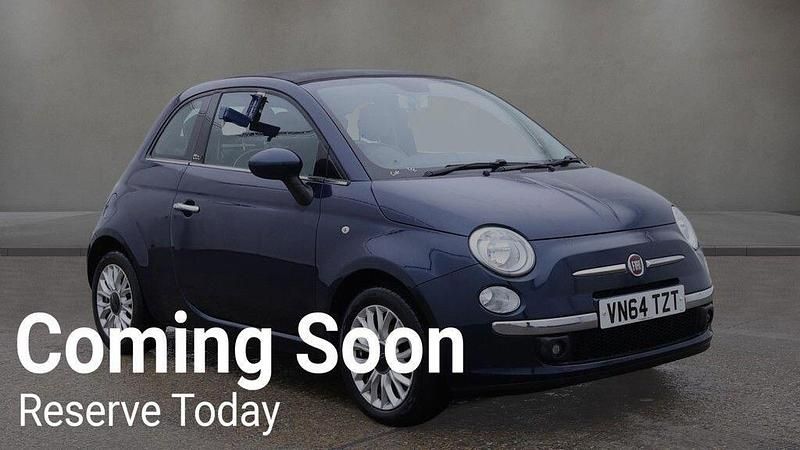 Blue Used 2014 Fiat 500C Lounge Cabriolet | £4,686 (Good price) - Image 1/3