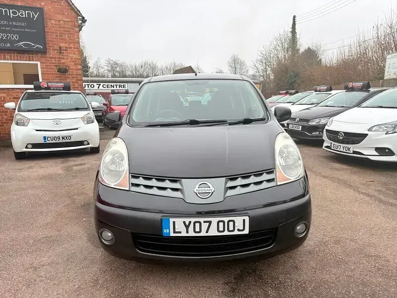 Used Nissan Note SE 110 HP (80 kW) 2007 Black Hatchback