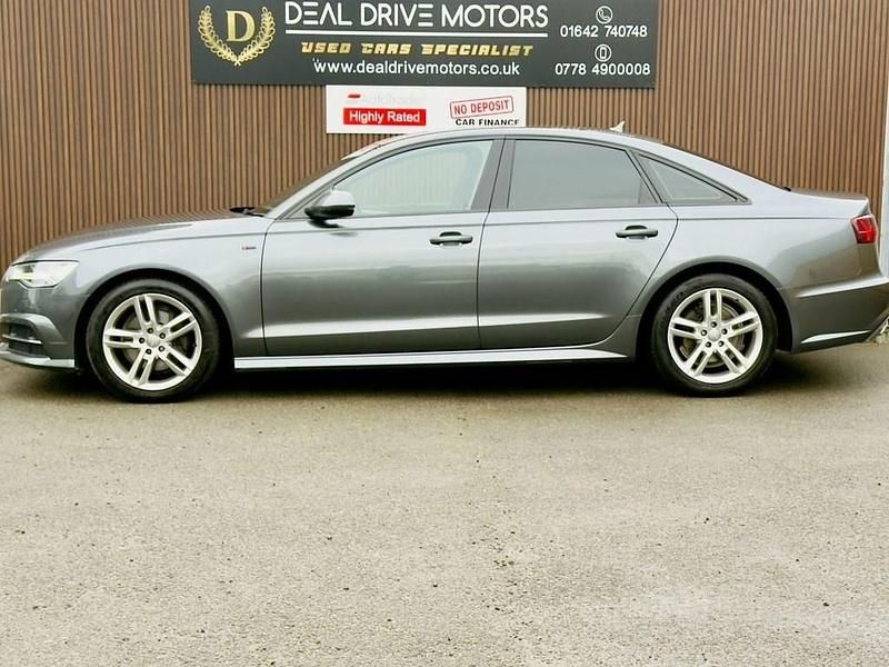 Used Audi A6 S-Line 190 HP (139 kW) 2017 Grey Sedan