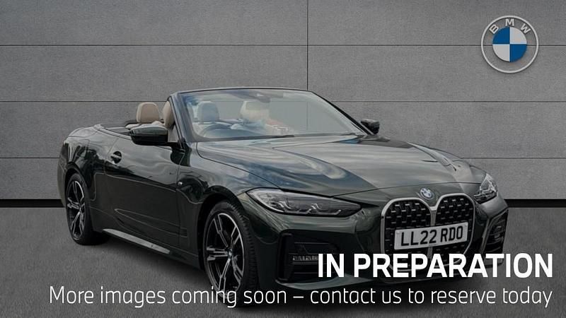 Green Used 2022 BMW 420 M Sport Cabriolet | £33,425 (Fair price) - Image 1/4