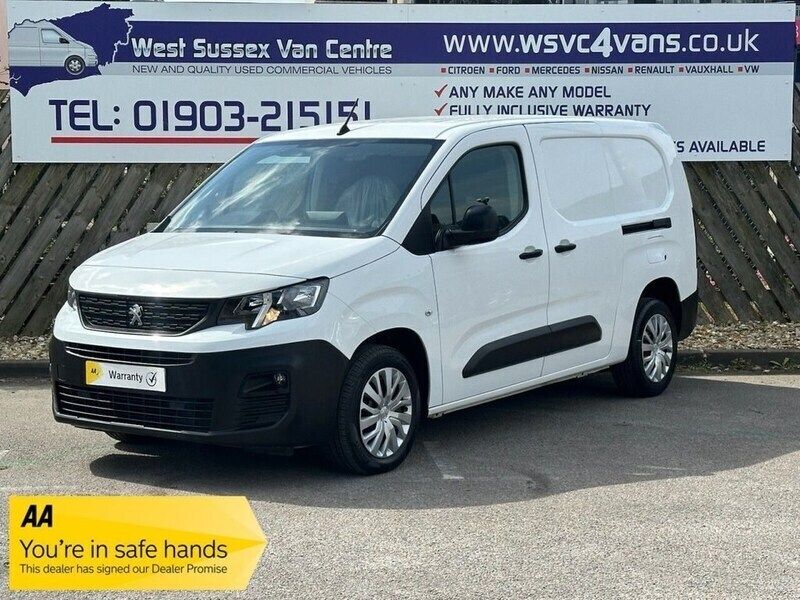 White Used 2021 Peugeot Partner Premium MPV | £10,995 (Fair price) - Image 1/3