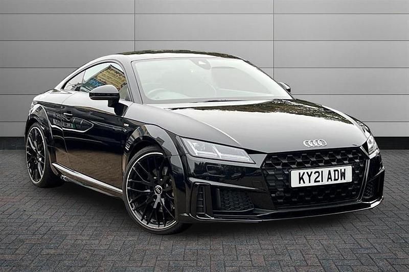 Mythos black Used 2021 Audi TT Black Edition Coupe | £30,750 (Expensive) - Image 1/4