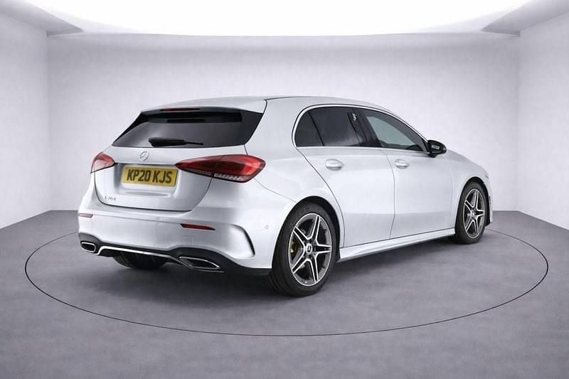 Used Mercedes A150 AMG line 150 HP (110 kW) 2020 Silver Hatchback