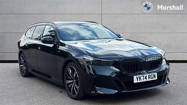 Black Used 2025 BMW 530e M Sport Estate | £50,956 - Image 1/4