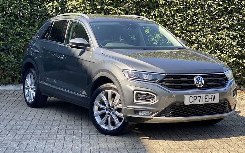 Grey Used 2022 VW T-Roc SEL SUV | £19,799 (Fair price) - Image 1/4