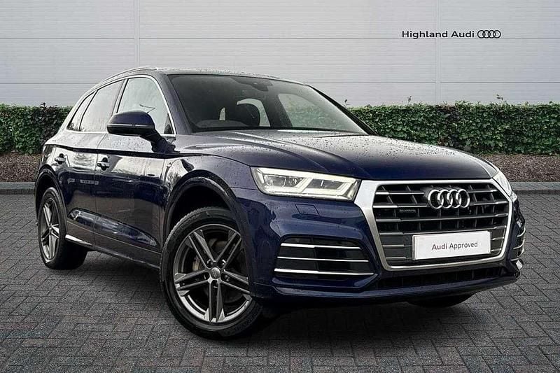Blue Used 2018 Audi Q5 S-Line SUV | £21,485 (Good price) - Image 1/4