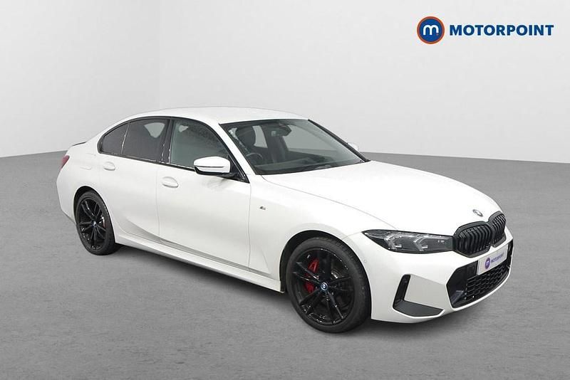 White Used 2024 BMW 330e M Sport Sedan | £32,549 (Good price) - Image 1/4