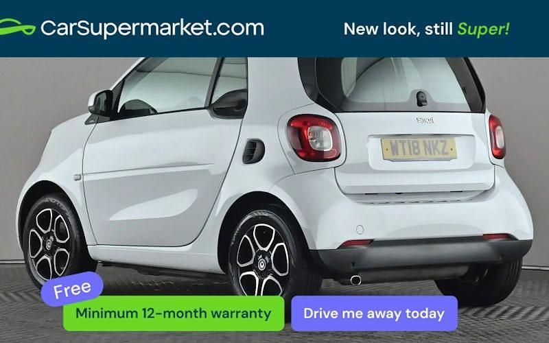 Used Smart ForTwo Coupé Prime 71 HP (52 kW) 2018 White Coupe