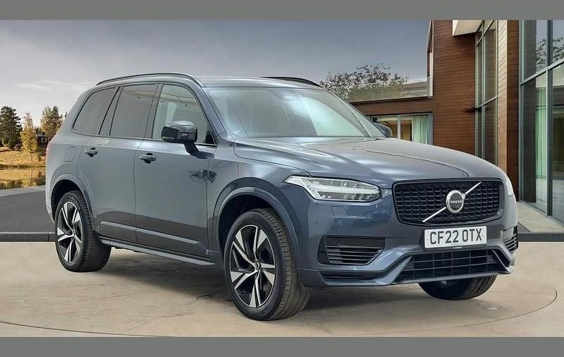 Denim blue Used 2022 Volvo XC90 Plus SUV | £38,950 (Good price) - Image 1/4