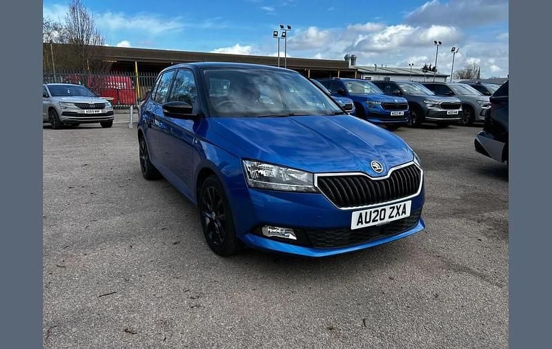 Used Skoda Fabia Colour Edition 95 HP (69 kW) 2020 Blue Hatchback