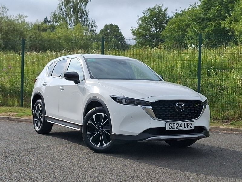 White Used 2024 Mazda CX-5 Newground SUV | £22,998 (Fair price) - Image 1/4