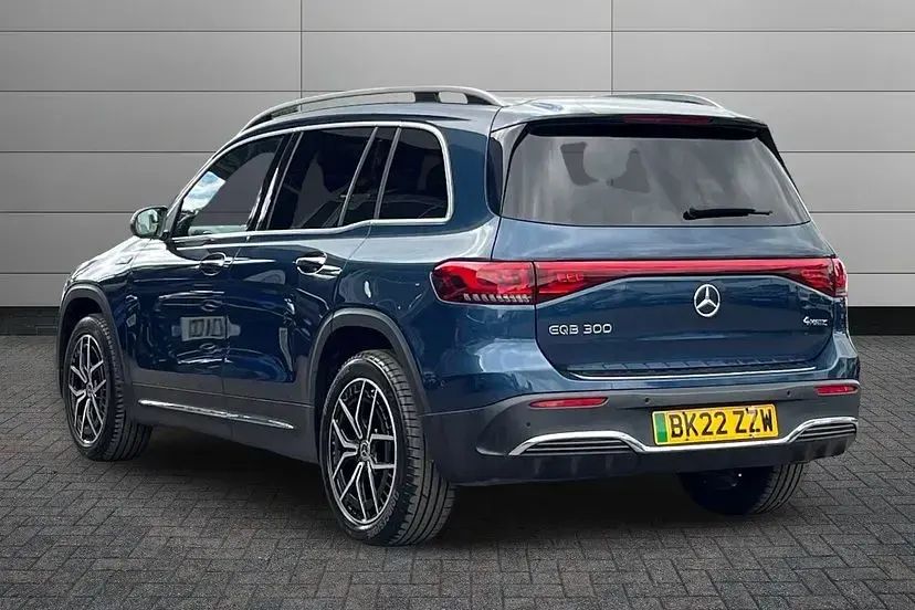 Used Mercedes EQB300 AMG Line Premium 167 kW (228 HP) 2022 Denim blue SUV