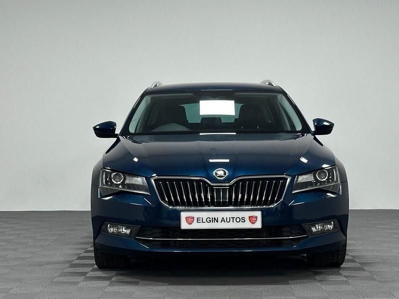 Used Skoda Superb SE L Executive 150 HP (110 kW) 2017 Blue Estate