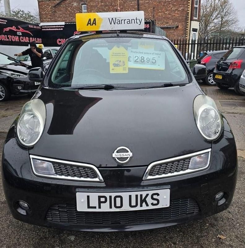 Black Used 2010 Nissan Micra N-TEC Hatchback | £2,895 (Good price) - Image 1/4
