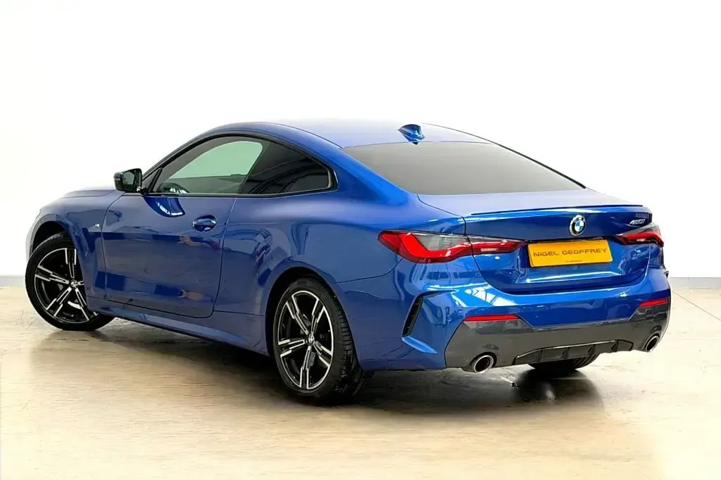 Used BMW 420 Coupé M Sport 184 HP (135 kW) 2021 Blue Coupe