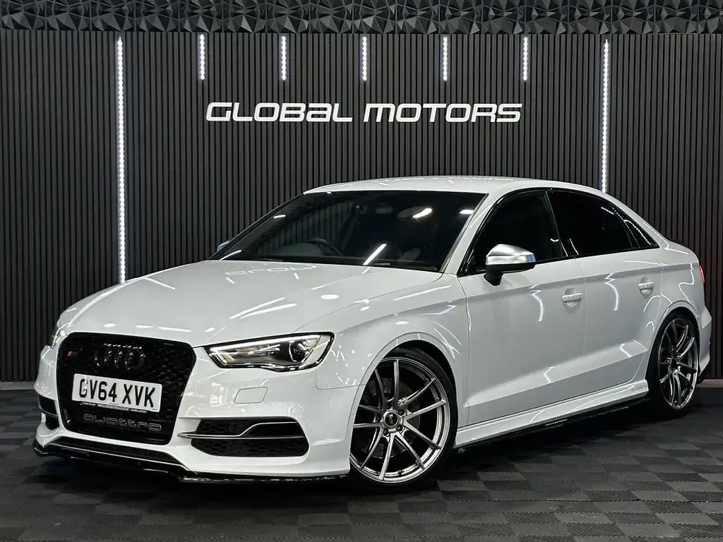 Used Audi S3 Design 300 HP (220 kW) 2014 White Sedan