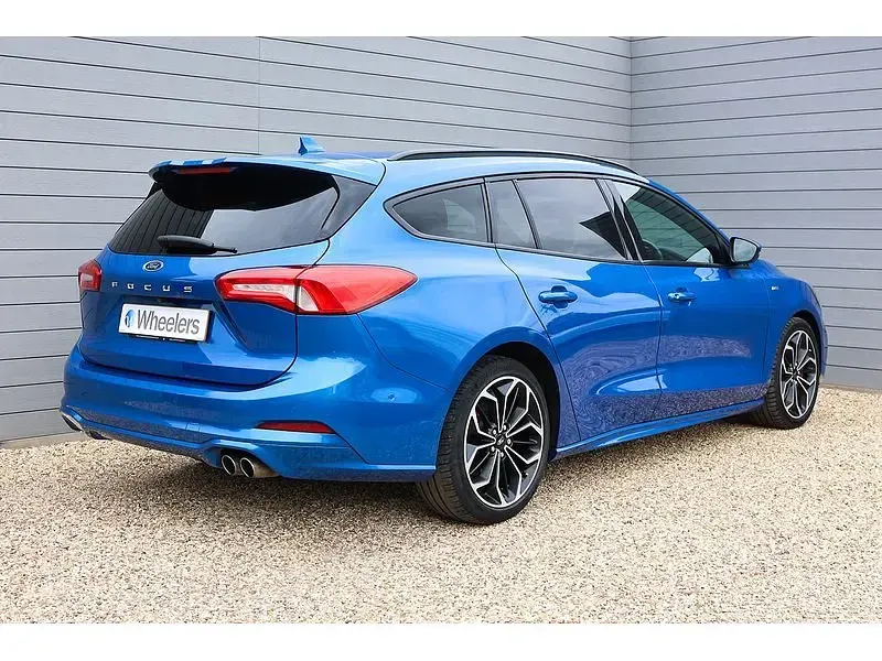 Used Ford Focus ST-Line X 150 HP (110 kW) 2019 Blue Estate