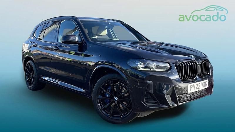 Black Used 2022 BMW X3 M Sport SUV | £30,995 (Fair price) - Image 1/4