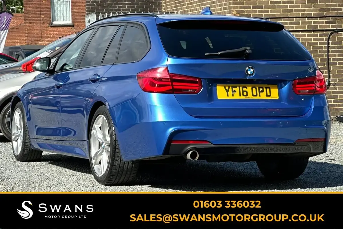 Used BMW 318 M Sport 150 HP (110 kW) 2016 Blue Estate