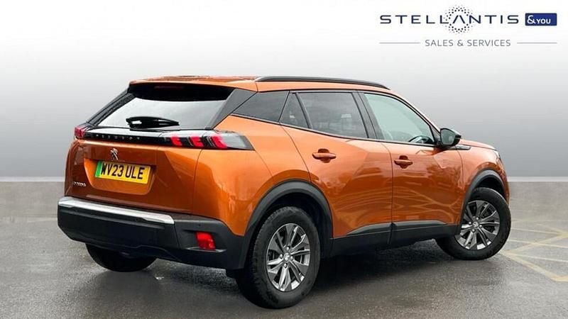Used Peugeot e-2008 Active+ 98 kW (134 HP) 2023 Orange SUV