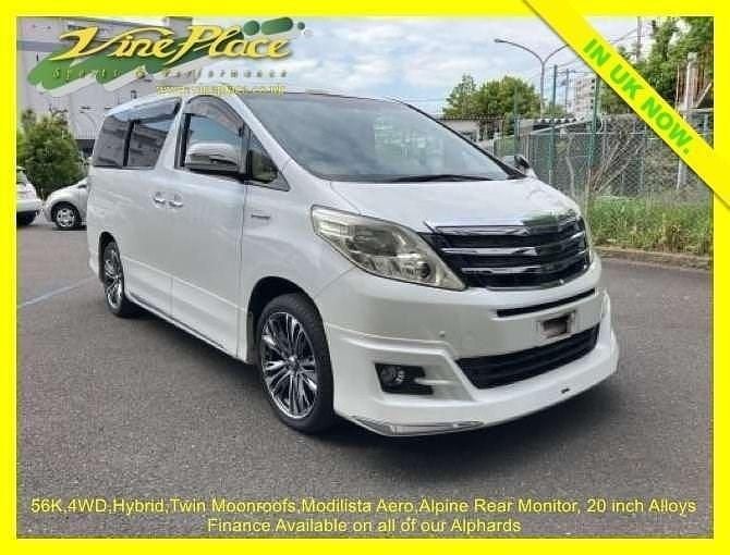White Used 2012 Toyota Alphard Aero MPV | £16,000 (Fair price) - Image 1/3