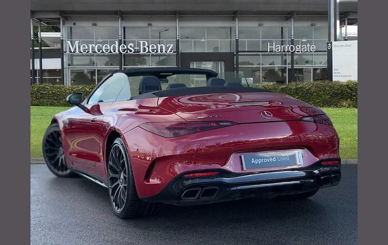 Used Mercedes SL55 AMG Premium Plus 469 HP (344 kW) 2022 Red Cabriolet